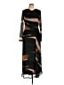 DKNY Print Black Casual Dress Size 10 - photo 1