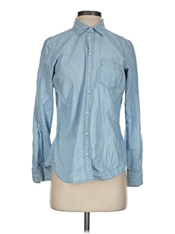 J.Crew Factory Store Long Sleeve Button-Down Shirt (view 1)