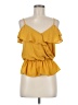 Papaya Yellow Sleeveless Blouse Size M - photo 1