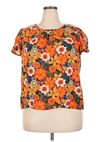 St. John's Bay Short Sleeve Top (view 1)