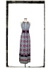 Wisp Print Gray Casual Dress Size 8 Petite - photo 1
