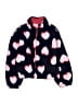 Old Navy 100% Polyester Hearts Pink Jacket Size 14 - 16 - photo 1