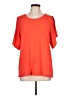 MICHAEL Michael Kors Orange Short Sleeve Top Size L - photo 1