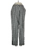 Topshop Checkered-gingham Black Casual Pants Size 2 - photo 1