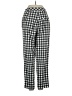Topshop Checkered-gingham Black Casual Pants Size 2 - photo 2