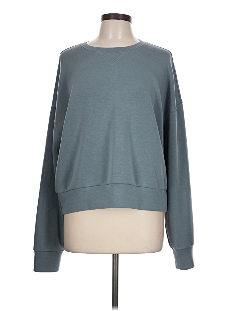 Pre-owned Spanx Sweatshirt In Teal