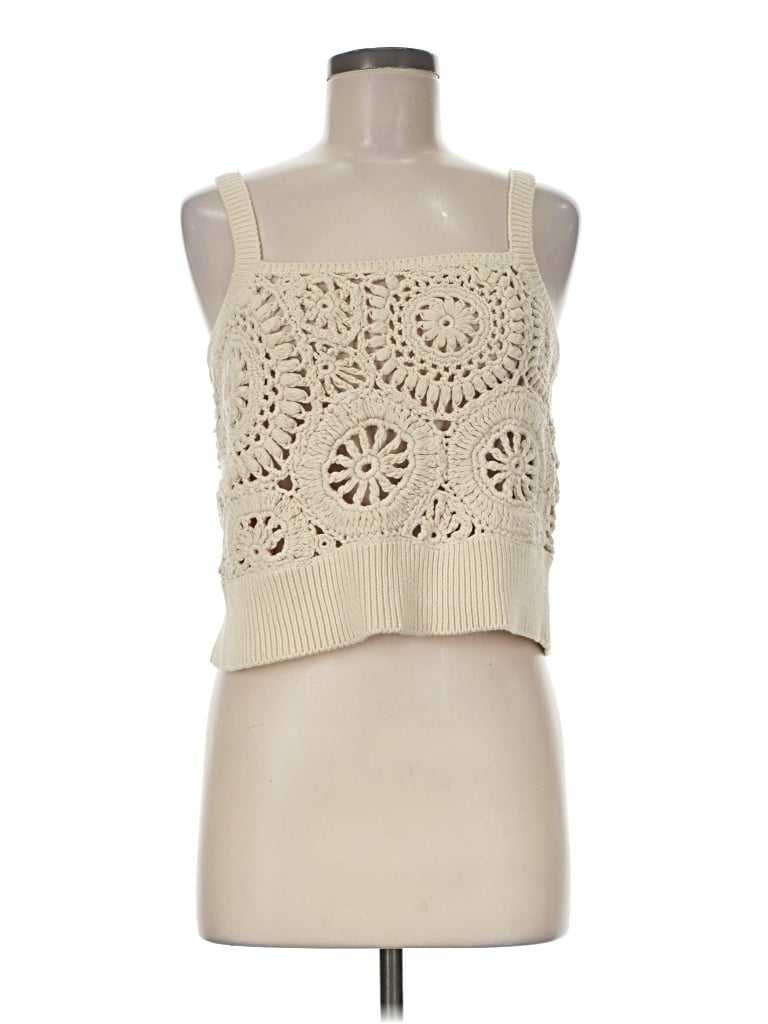 Pre-owned Jcrew Sweater Vest In Ivory