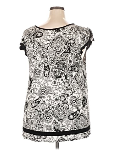 Ellen Tracy Short Sleeve Blouse (view 2)