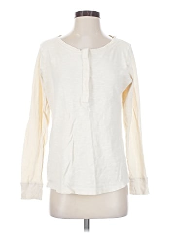 Lands' End Canvas Long Sleeve Henley (view 1)