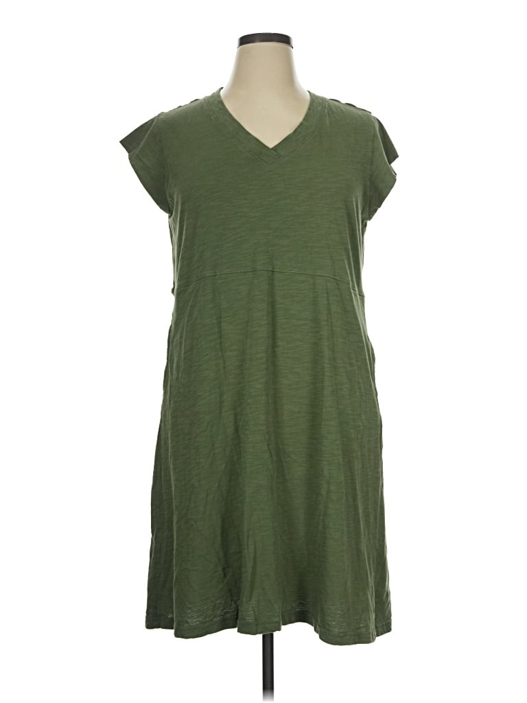 Pre-owned Pact Casual Dress In Green