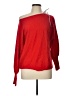 Milly Red Pullover Sweater Size L - photo 1