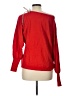 Milly Red Pullover Sweater Size L - photo 2