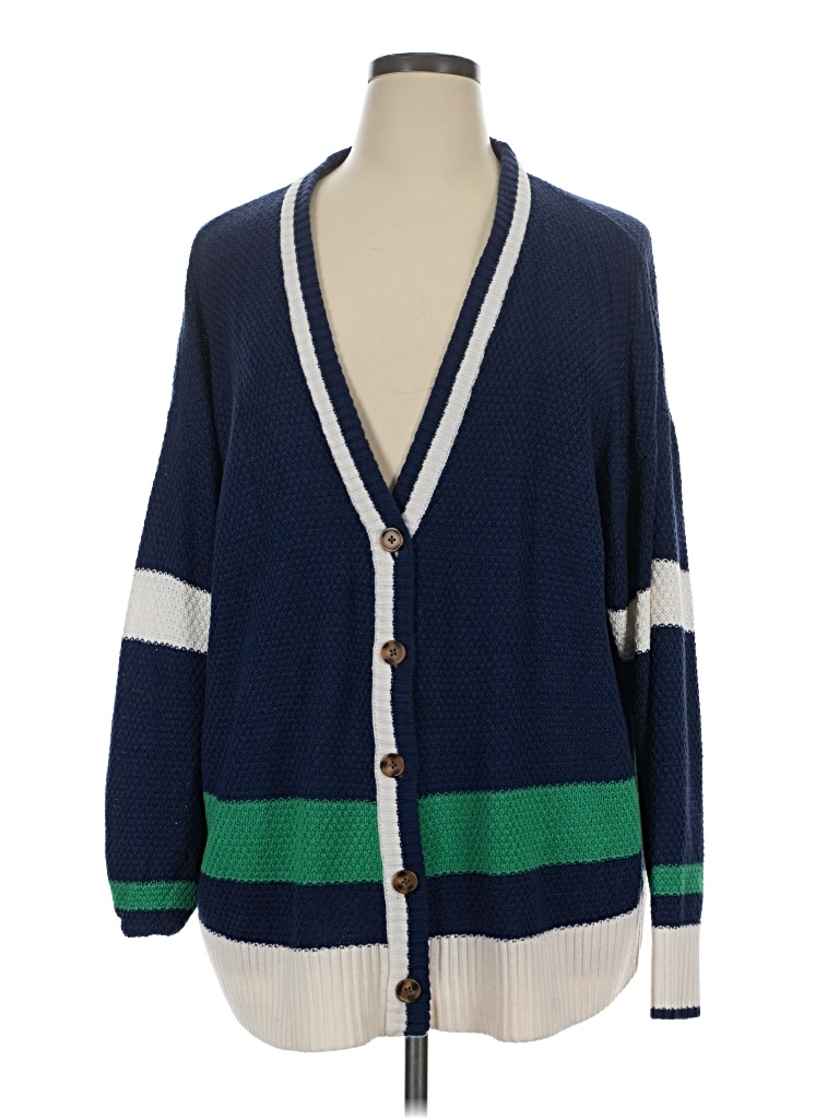 Pre-owned Torrid Cardigan Sweater In Blue