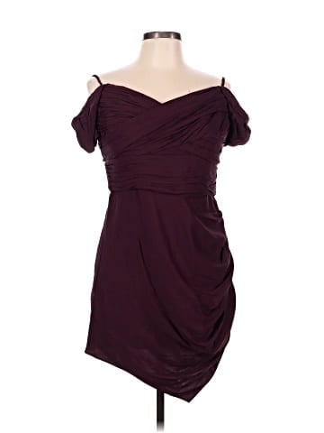 Self-Portrait Iris Stretch Viscose Crepe Mini Dress (view 1)