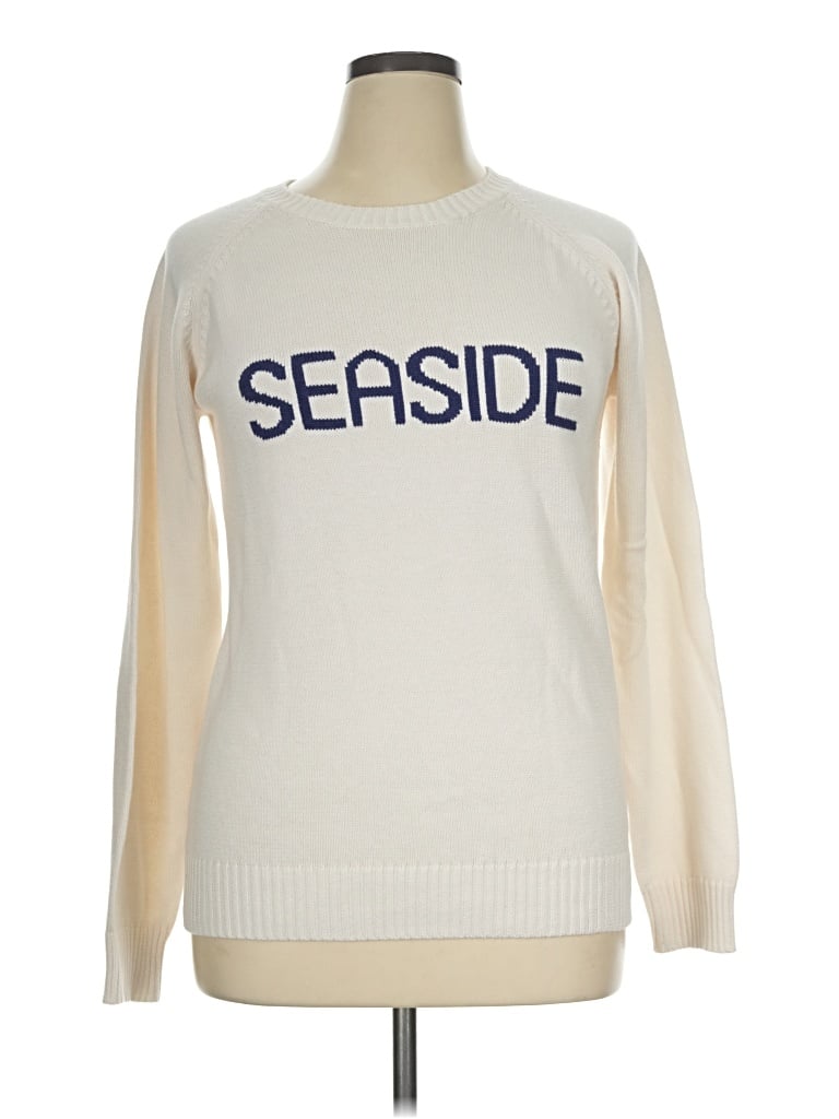 Pre-owned Ellsworth & Ivey Pullover Sweater In Ivory