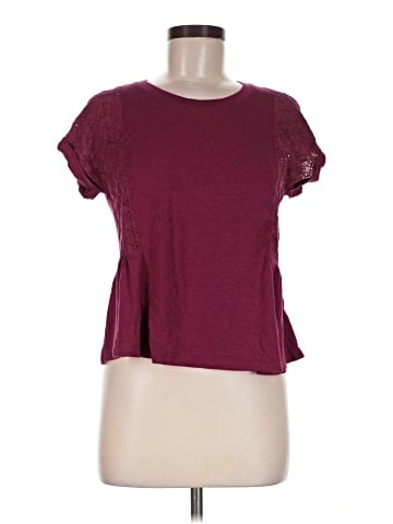 Pink Rose Short Sleeve Top (view 1)