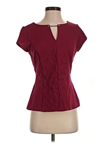 White House Black Market Short Sleeve Blouse (view 1)