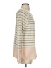 Vince. 100% Cashmere Stripes Tan Cashmere Pullover Sweater Size S - photo 4