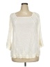 Solitaire Ivory 3/4 Sleeve Blouse Size 2X - photo 1