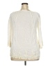 Solitaire Ivory 3/4 Sleeve Blouse Size 2X - photo 2