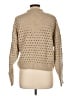 MNG Solid Tan Pullover Sweater Size L - photo 2