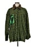 BDG Plaid Green Long Sleeve Button-Down Shirt Size M - photo 1