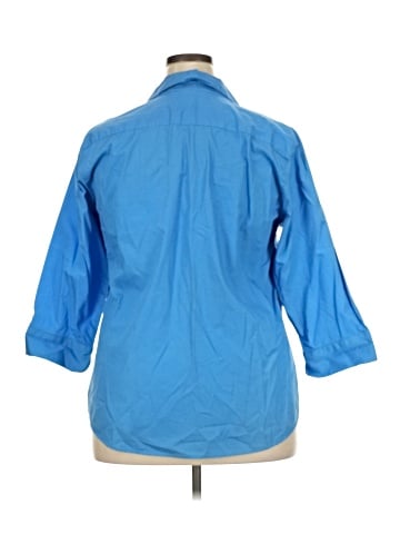 Cherokee 3/4 Sleeve Button-Down Shirt (view 2)