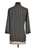 Van Heusen 100% Polyester Black 3/4 Sleeve Blouse Size XS - photo 2
