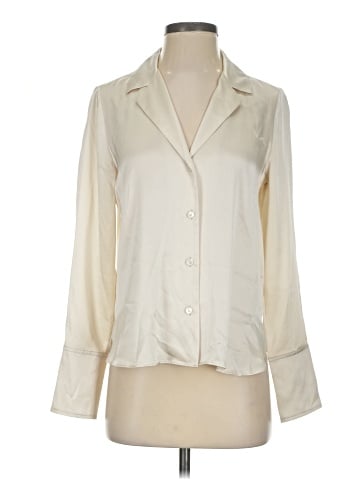 Banana Republic Long Sleeve Silk Top (view 1)