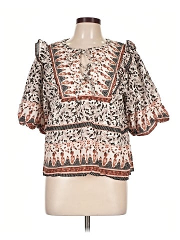 Calypso St. Barth Short Sleeve Blouse (view 1)
