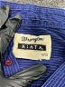 Wrangler Jeans Co Blue Long Sleeve Button-Down Shirt Size 10 - 12 - photo 3