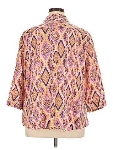 Chico's 3/4 Sleeve Button-Down Shirt (view 2)