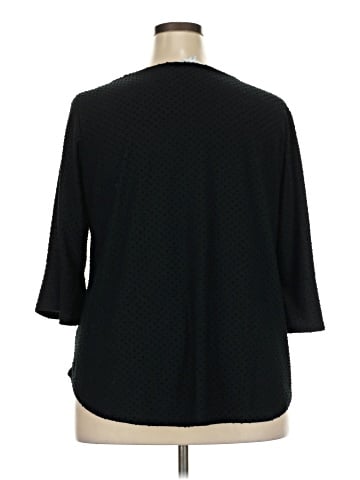 Rose + Olive 3/4 Sleeve Top (view 2)