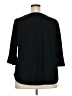 Rose + Olive Black 3/4 Sleeve Top Size 2X - photo 2