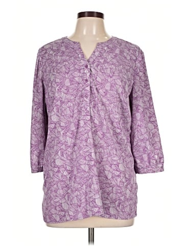 Christopher & Banks 3/4 Sleeve Blouse (view 1)