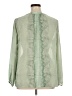 Rose + Olive 100% Polyester Green Long Sleeve Blouse Size 1X - photo 2