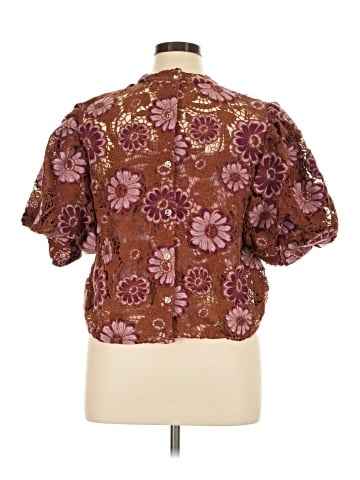 FARM Rio Short Sleeve Blouse (view 2)