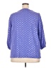 Willi Smith 100% Polyester Blue 3/4 Sleeve Blouse Size 2X - photo 2