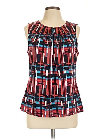Tahari by ASL Sleeveless Blouse (view 1)