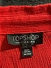 Topshop Red Short Sleeve Blouse Size 8 - photo 7