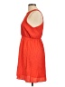 Heatherly 100% Polyester Solid Orange Casual Dress Size L (petite) - photo 5