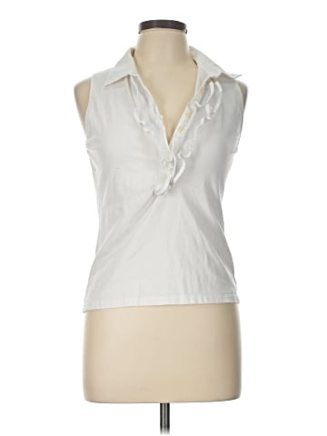 Jones New York Signature Sleeveless Button-Down Shirt (view 1)