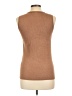 August Silk Brown Sleeveless Top Size L - photo 2