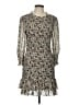 Veronica Beard 100% Polyester Paisley Gray Cocktail Dress Size 10 - photo 1