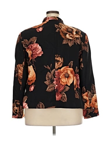Linda Allard Ellen Tracy Silk Blazer (view 2)
