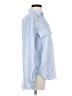 Babaton 100% Lyocell Stripes Blue Long Sleeve Button-Down Shirt Size XS - photo 4