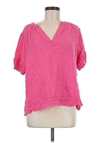 Umgee Short Sleeve Blouse (view 1)