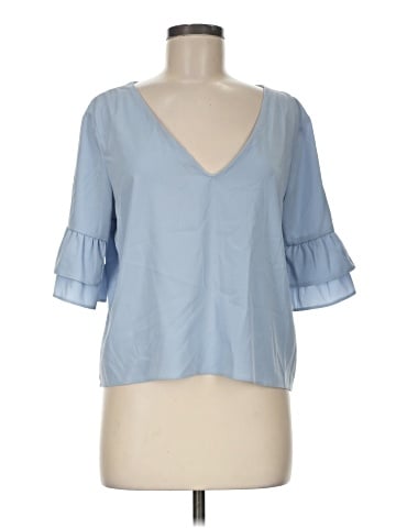 Topshop 3/4 Sleeve Blouse (view 1)