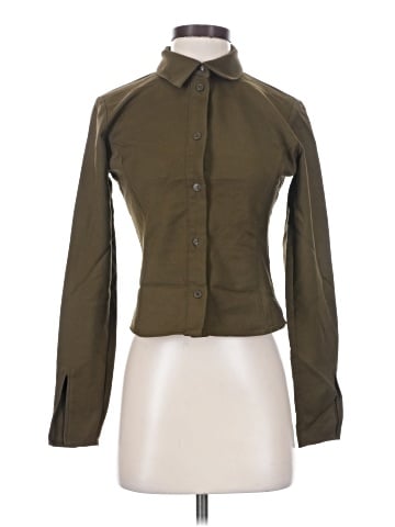 Zara Long Sleeve Button-Down Shirt (view 1)