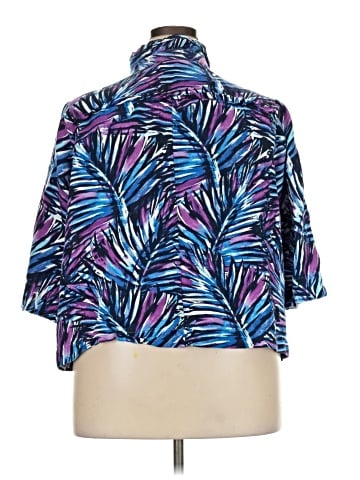 Cj Banks Short Sleeve Blouse (view 2)